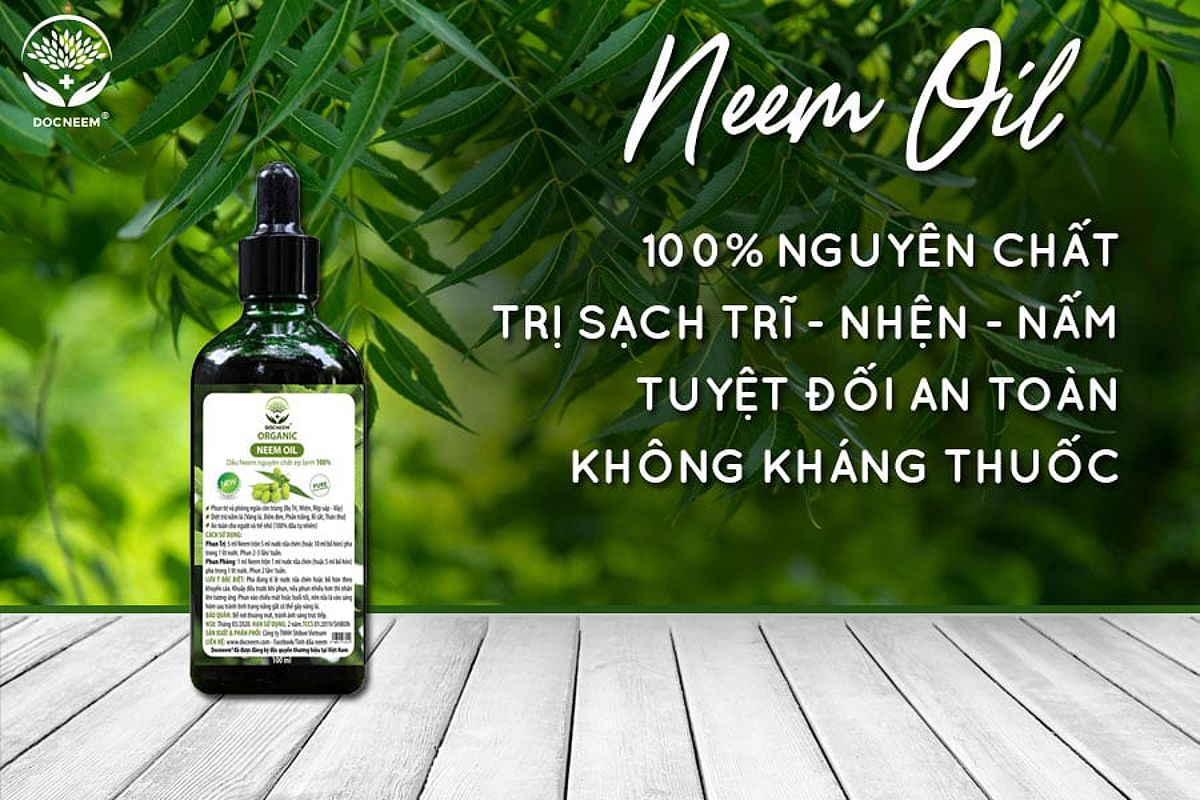 Dầu neem nguyên chất ép lạnh Docneem